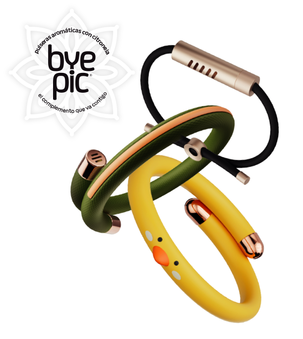 Pulseras con citronela ByePic®