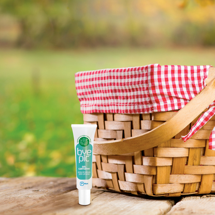 Pack de Gel calmante ByePic en el campo
